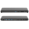 Docking USB Tipo-C 2-Power DOC0117A/ 4xUSB/ 1xUSB Tipo-C PD/ 2xHDMI/ 1xDisplayPort/ 1xJack/ 1xRJ45/ 1xLector Tarjetas SD