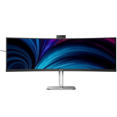 Monitor Profesional Ultraparonámico Curvo Philips 49B2U6903CH 48.8'/ Dual QHD/ Multimedia/ Regulable en altura/ Webcam/