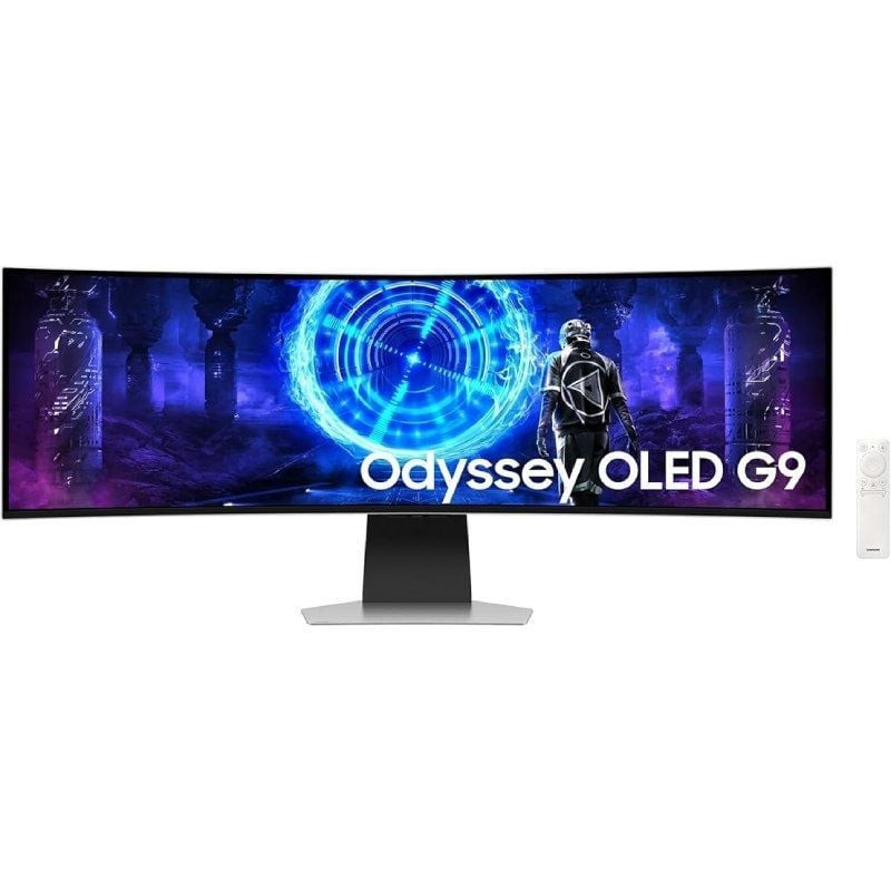 Monitor Gaming Ultrapanorámico Curvo Samsung Odyssey OLED G9 S49DG954SU 49'/ Dual QHD/ 0.03ms/ 240Hz/ OLED/ Multimedia/