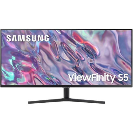 Monitor Profesional Ultraparonámico Samsung ViewFinity S5 S34C500GAU 34'/ UWQHD/ Negro
