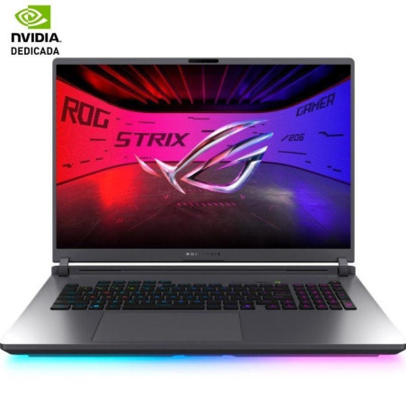 Portátil Gaming Asus ROG Strix G18 (2025) G815JMR-S8051 Intel Core i7-14650HX/ 32GB/ 1TB SSD/ GeForce RTX 5060/ 18'/ Sin