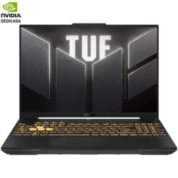 Portátil Gaming Asus TUF F16 TUF607VU-RL130 Intel Core i7-13620H/ 16GB/ 512GB SSD/ GeForce RTX 4050/ 16'/ Sin Sistema Op