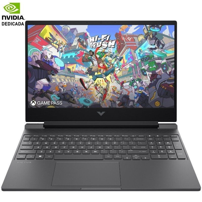 Portátil Gaming HP Victus 15-FA2707NS Intel Core i5-13420H/ 16GB/ 512GB SSD/ GeForce RTX 4050/ 15.6'/ Sin Sistema Operat