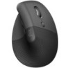 Ratón Vertical Inalámbrico por Bluetooth/ 2.4GHz Logitech Lift Vertical Ergonomic Mouse Business/ Hasta 4000 DPI/ Grafit