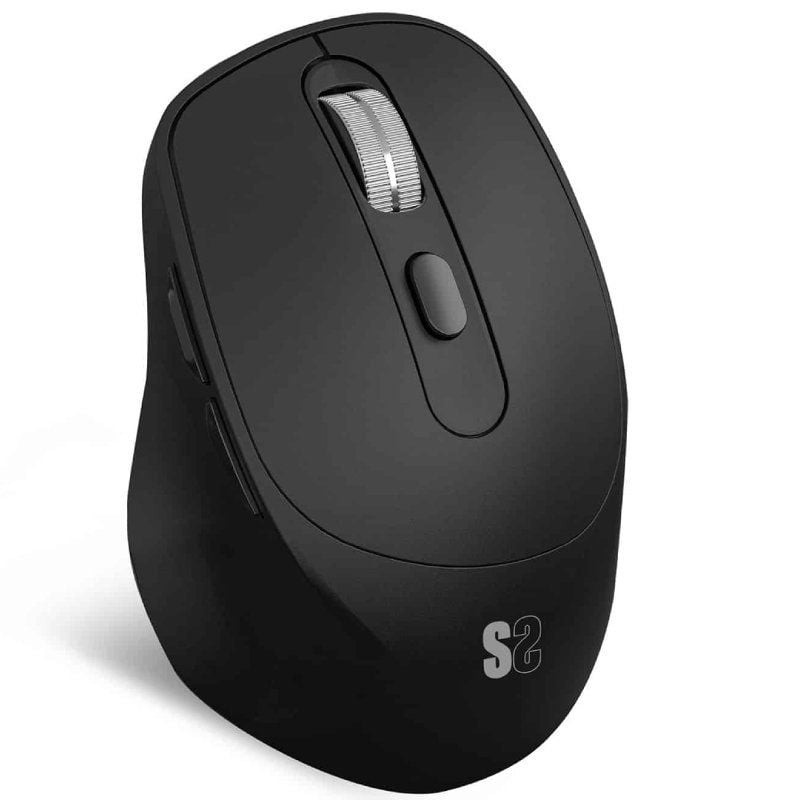 Ratón Ergonómico Inalámbrico por Bluetooth/ 2.4GHz Subblim Comfort Ergo Dual Battery/ Batería recargable/ Hasta 2400 DPI