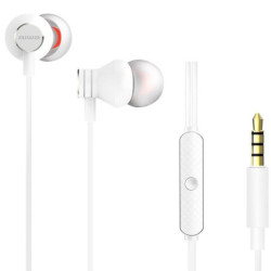 Auriculares Intrauditivos Aiwa ESTM-50WT/ con Micrófono/ Jack 3.5/ Blancos