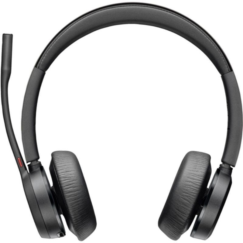 Auriculares Inalámbricos Poly Voyager 4320 para Microsoft Teams + Adaptador BT700/ con Micrófono/ Bluetooth/ Negros