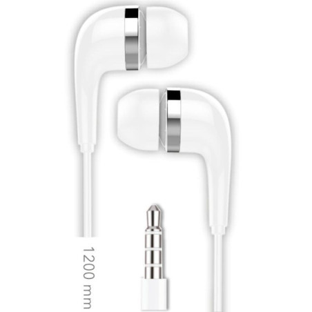 Auriculares Intrauditivos Tech One TEC2905/ con Micrófono/ Jack 3.5/ Blancos