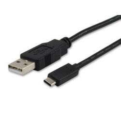 CABLE EQUIP USB-A 2.0 MACHO - USB-C MACHO 1M