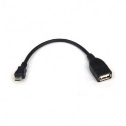 CABLE 3GO MICRO USB M USB A H 15CM OTG