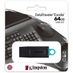 PEN DRIVE 64GB KINGSTON USB3.2 DATATRAVELER EXODIA