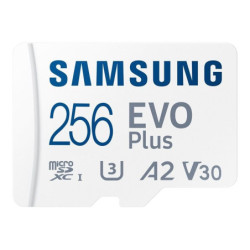 MEMORIA MICRO SD 256GB SAMSUNG EVO+ CLASE 10