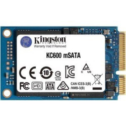 SSD KINGSTON 256GB KC600 SATA3 FORMATO MSATA